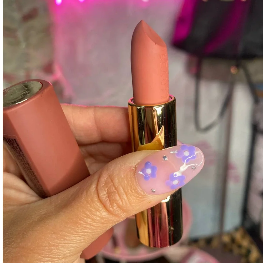 LAST ONE - NEW Click Bullet Nude Matte Lipstick by Romantic Beauty #16